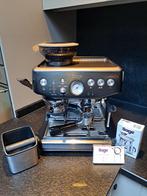 Sage barista express impress black stainless steel - ZGAN, Elektronische apparatuur, Koffiezetapparaten, Ophalen, Espresso apparaat