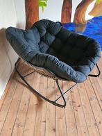Schommelstoel, Huis en Inrichting, Stoelen, Ophalen, Kunststof, Gebruikt, Zwart