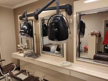 Salon de coiffure miroir professionnel