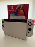 Nintendo Switch OLED (Wit), Games en Spelcomputers, Spelcomputers | Nintendo Switch, Ophalen, Zo goed als nieuw, Zonder controller