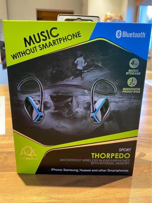 Écouteurs sans fil waterproof bluetooth Thorpedo, Telecommunicatie, Mobiele telefoons | Oordopjes, Nieuw, In oorschelp (earbud)