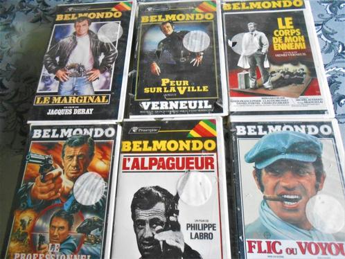 Belmondo : cassettes vidéos, TV, Hi-fi & Vidéo, TV, Hi-fi & Vidéo Autre, Neuf, Enlèvement ou Envoi