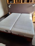 Dubbel bed 180x220, Réglable, Utilisé, Enlèvement ou Envoi