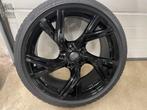 20" velgen steek 5x112 !  9x20 ET 25 naaf 66.6 +Tpms zwart., Ophalen, Gebruikt, 275 mm, Banden en Velgen