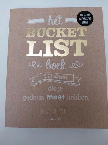 Elise De Rijck, Het bucket list boek. 500 dingen die je... beschikbaar voor biedingen
