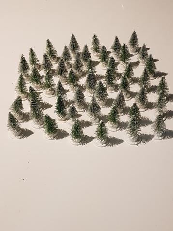 tabletop scenery: 48 sparren op mdf base: 4.5 cm Hoogte beschikbaar voor biedingen