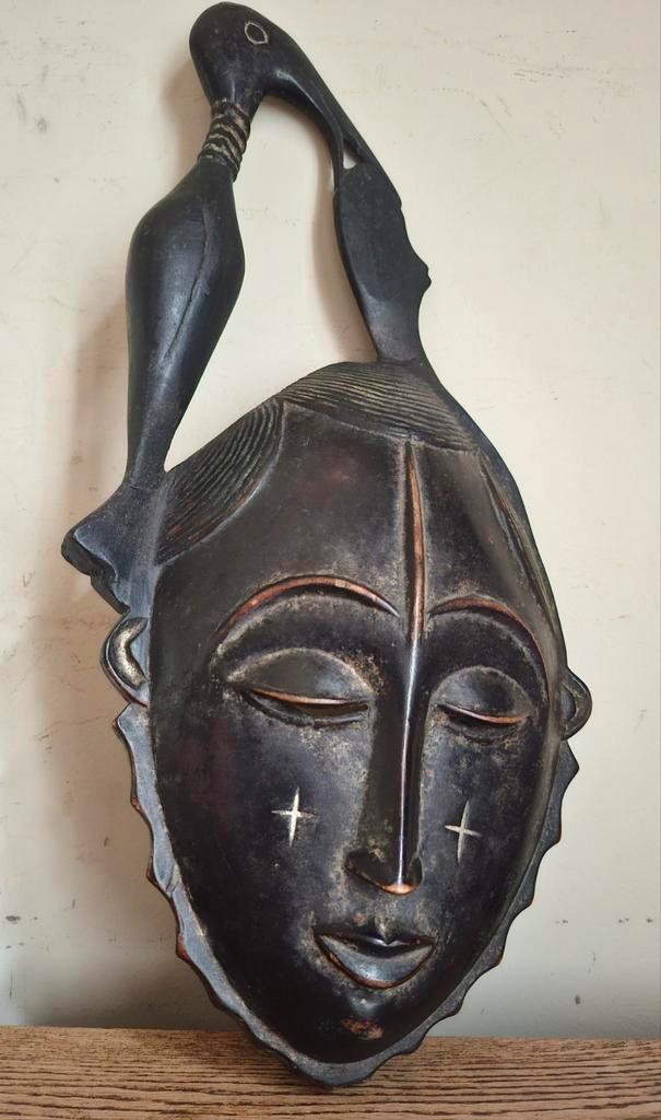 Masker Afrika/Ivoorkust/jaren 70., Antiek en Kunst, Kunst | Niet-Westerse kunst, Ophalen of Verzenden