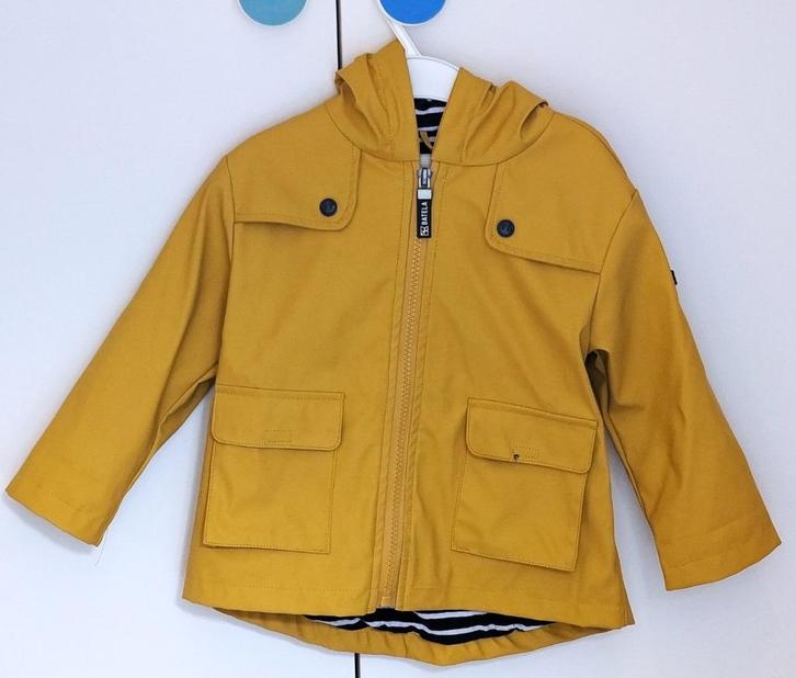 Batela waterdichte regenjas voor kinderen, geel, maat 18M, Kinderen en Baby's, Babykleding | Maat 80, Gebruikt, Jongetje of Meisje