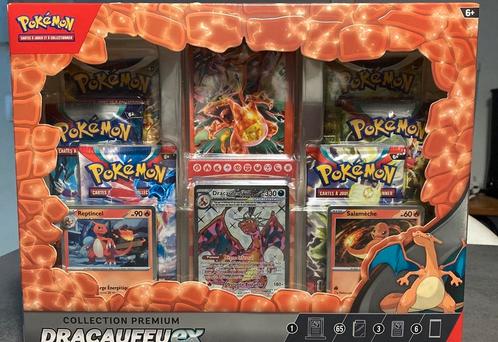 Dracaufeu - Pokemon coffret français, Hobby en Vrije tijd, Verzamelkaartspellen | Pokémon, Nieuw, Boosterbox
