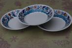 Villeroy  Boch 3 assiettes à soupe décor Izmir vintage 1973, Enlèvement ou Envoi