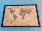 Wereldkaart Okertinten, Ophalen, Gebruikt