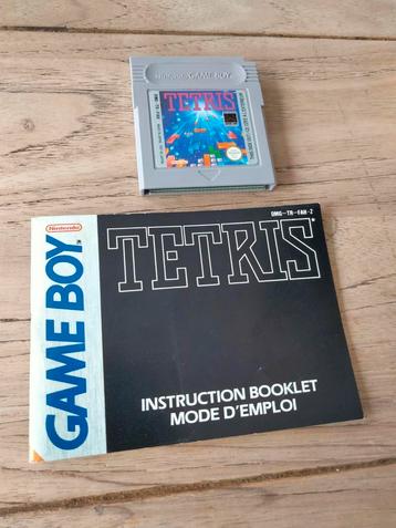 1989 vintage Gameboy spel Tetris DMG-TR-FAH