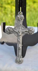 petit crucifix mural en zing, Ophalen of Verzenden