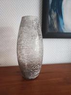 zilverkleurige vaas 28 cm hoog, Huis en Inrichting, Woonaccessoires | Vazen, Ophalen of Verzenden, Gebruikt