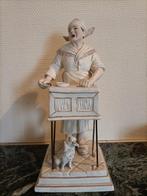 Figurine de femme en céramique avec chien, Enlèvement