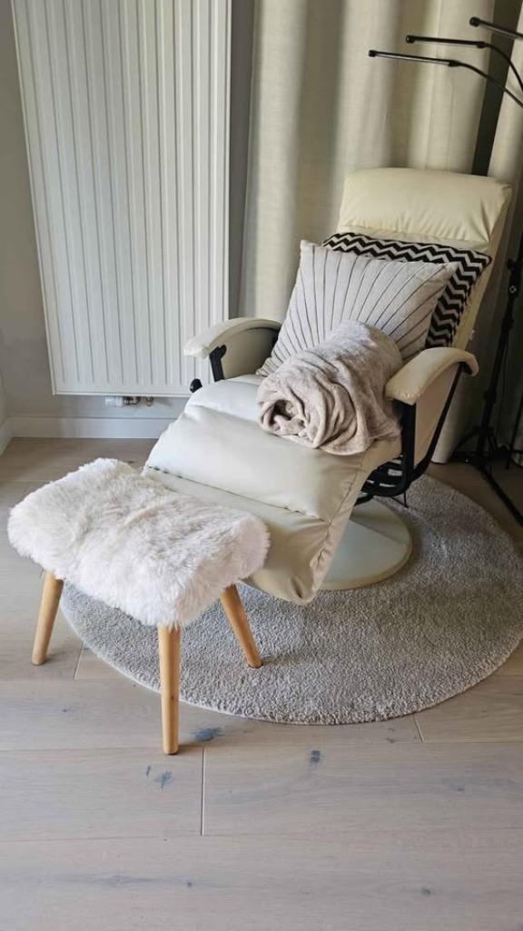 Relaxzetel met massage/verwarmingsfunctie, Huis en Inrichting, Zetels | Zetels en Chaises Longues, Gebruikt, Eenpersoons, Kunststof