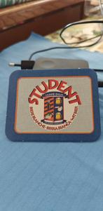 bierviltje Student witbier Carpe diem, Ophalen of Verzenden, Zo goed als nieuw, Viltje(s)