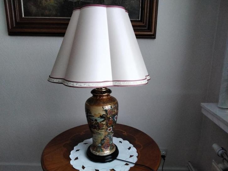 Chinese vaas - tafellamp, Antiek en Kunst, Curiosa en Brocante, Ophalen
