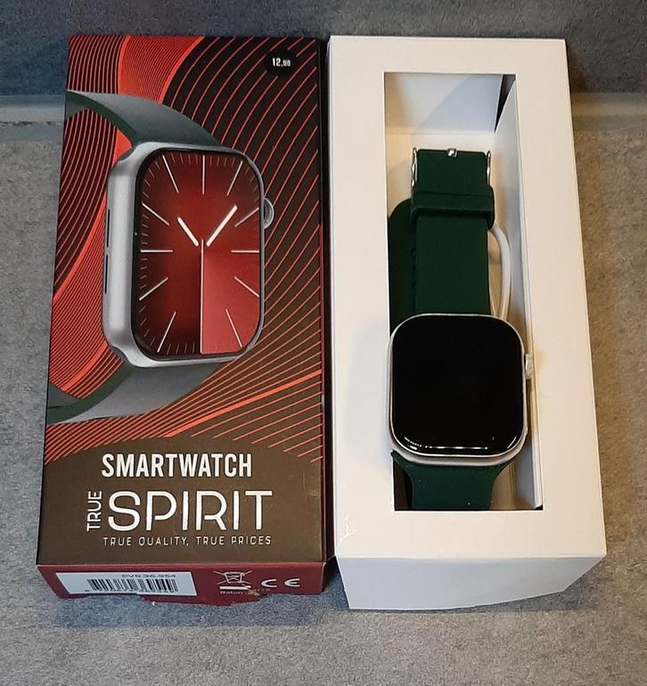 Smartwatch/True spirit/NIEUW, Bijoux, Sacs & Beauté, Montres connectées, Neuf, Vert, Battement de coeur, Enlèvement ou Envoi
