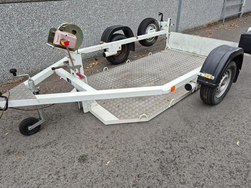 Moto of quad aanhangwagen., Watersport en Boten, Boottrailers, Zo goed als nieuw, Ophalen