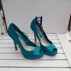 schoenen, Verzenden, Blauw, Schoenen met lage hakken