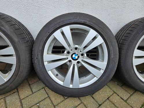 BMW e60 / E61 17" velgen met banden, Auto-onderdelen, Banden en Velgen, Banden en Velgen, Zomerbanden, 17 inch, 225 mm, Personenwagen