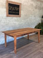 Franse Boerentafel - 190 x 98 cm + 78 cm hoog / 2 lades, Huis en Inrichting, 150 tot 200 cm, Rechthoekig, 50 tot 100 cm, Ophalen of Verzenden
