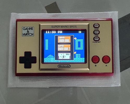 Game & Watch Super Mario Bros 1 & 2 (the lost levels) zgan, Games en Spelcomputers, Games | Nintendo Game Boy, Zo goed als nieuw