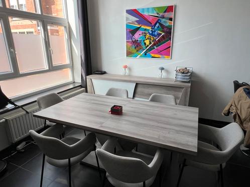 Ensemble salle a manger., Huis en Inrichting, Complete eetkamers, Gebruikt, 4 tot 6 stoelen, Ophalen
