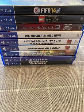 Lot van 9 PS4 games 