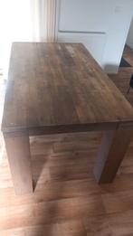 2 delig meubelstuks TV kast en tafel bruin hout, Ophalen of Verzenden, Gebruikt