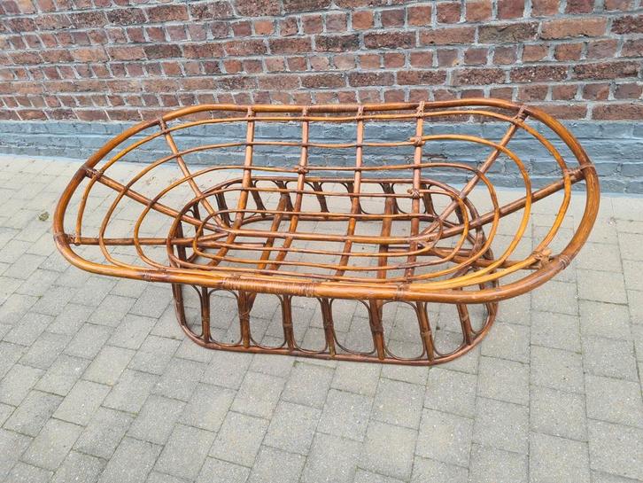 Dubbele papasan 2 pers, Huis en Inrichting, Zetels | Zetels, Zo goed als nieuw, Ophalen