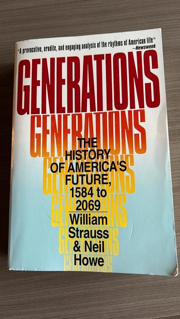 Neil Howe, William Strauss - Generations beschikbaar voor biedingen