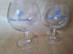 2 Bierglazen Cuvée de l'Ermitage, Ophalen of Verzenden, Zo goed als nieuw, Bierglas