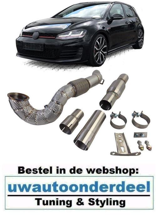 Racing Downpipe Sportkatalysator Geschitk Voor VW Golf 7 GTI, Auto diversen, Tuning en Styling, Verzenden