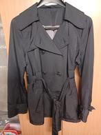 Trendcoat jas dames zwart, Ophalen of Verzenden, Zo goed als nieuw, Zwart