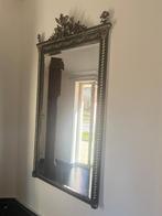 Antieke spiegel, Antiek en Kunst, Ophalen, Rechthoekig