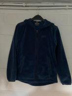 Blauw warm vestje met rits en muts, Jack Wolfskin, 140, Kinderen en Baby's, Jongen of Meisje, Trui of Vest, Jack Wolfskin, Ophalen of Verzenden