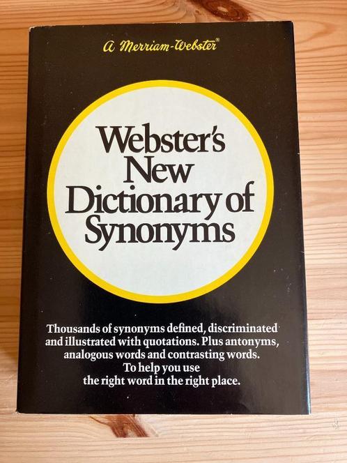 Webster's New Dictionary of Synonyms, Boeken, Woordenboeken, Zo goed als nieuw, Engels, Overige uitgevers, Ophalen
