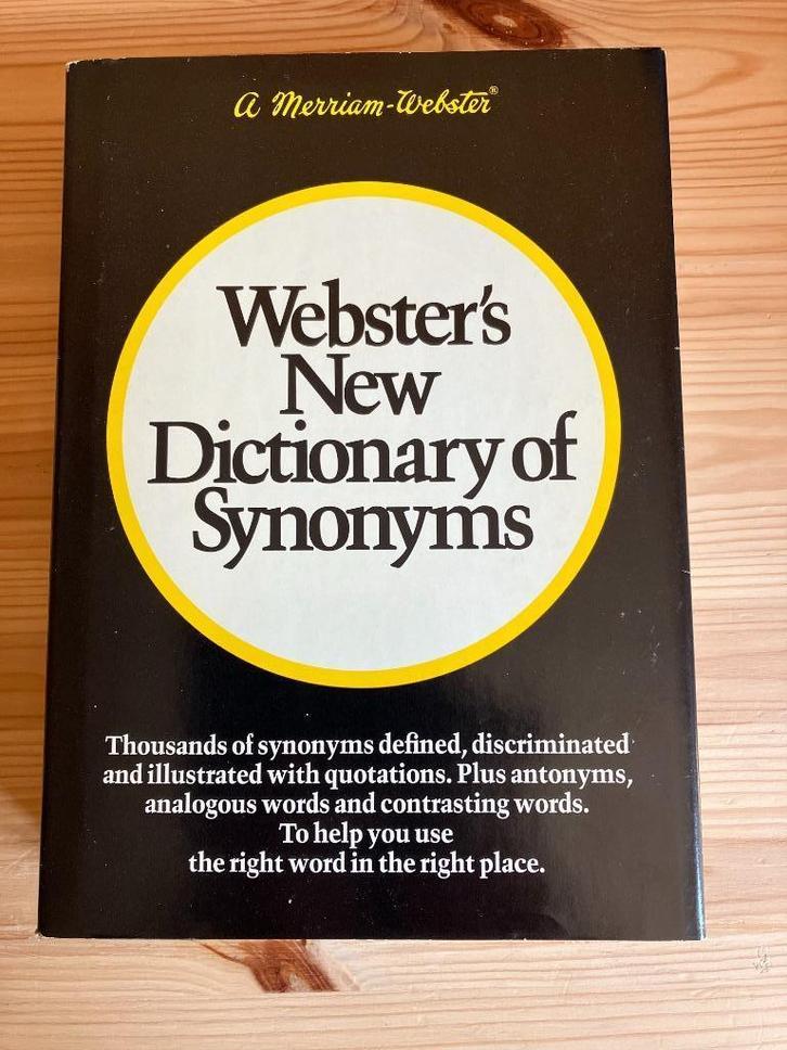 Webster's New Dictionary of Synonyms, Boeken, Woordenboeken, Zo goed als nieuw, Engels, Overige uitgevers, Ophalen