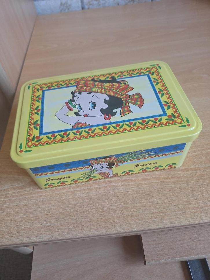 Betty Boop, Boîte a sucre Tropico diffusion 1995, Collections, Statues & Figurines, Neuf, Humain, Enlèvement ou Envoi