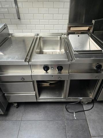 Bain-marie met friteuse verwarming, Ophalen of Verzenden