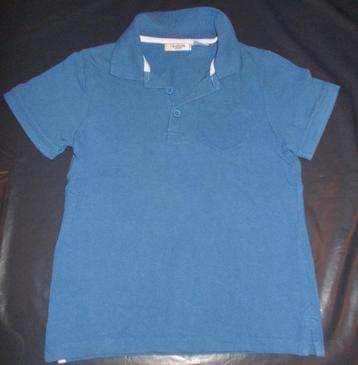 140 10 jaar polo La Redoute blauw korte mouw zeer goedestaat beschikbaar voor biedingen