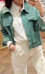 Groen fluwelen jack, Kleding | Dames, Jassen | Winter, Ophalen of Verzenden, Zo goed als nieuw, Maat 36 (S), Charlior