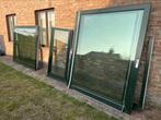 PVC ramen met dubbel glas, Ophalen, Gebruikt
