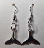 Boucles d'oreilles "Queue de Baleine Argentée", Neuf, Enlèvement ou Envoi, Argent, Argent