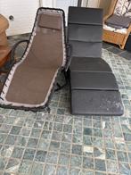 Leuke ligzetels, Jardin & Terrasse, Chaises longues, Enlèvement, Utilisé, Métal, Réglable