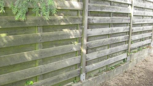 Te koop houten hekwerk 1.80 x 1.80 (10 stuks), Tuin en Terras, Schuttingen, Gebruikt, Hout, 1 tot 2 meter, Minder dan 3 meter