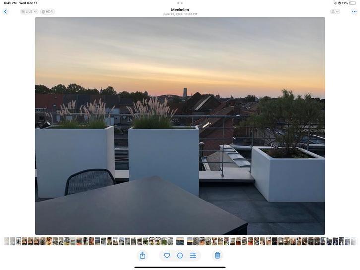 4 stijlvolle witte bloembakken – topqualiteit, Tuin en Terras, Bloembakken en Plantenbakken, Balkon, Vierkant, Ophalen