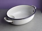 Jolie ancienne bassine émaillée avec porte-savon, Ophalen of Verzenden